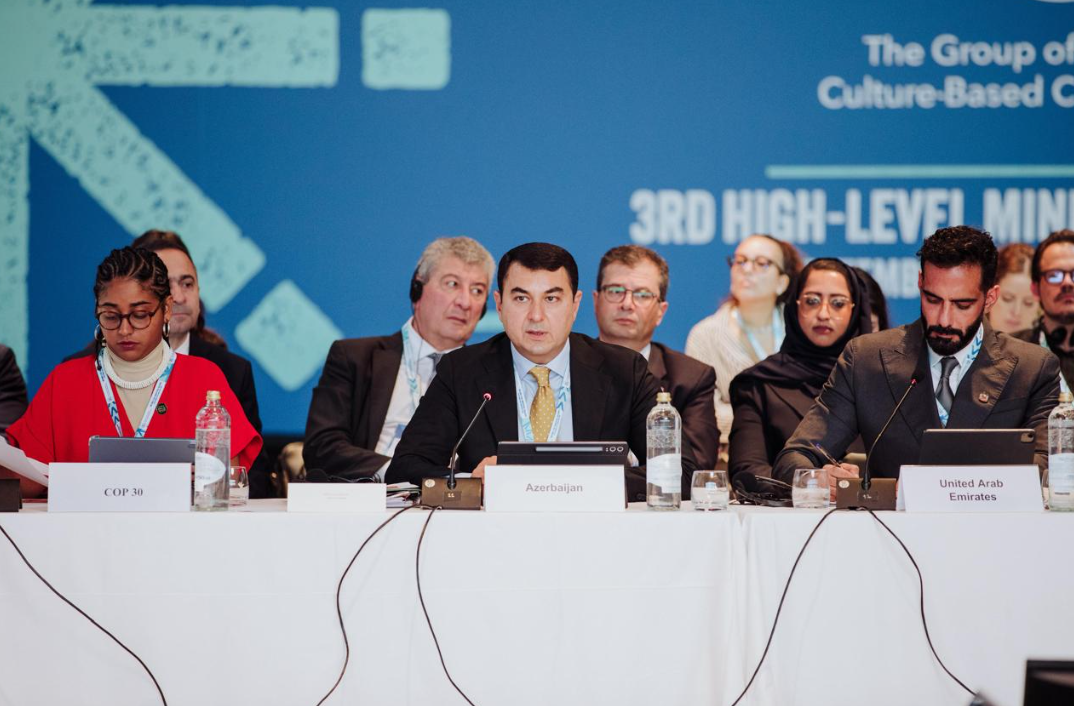 Nazir Adil Kərimli beynəlxalq tədbirdə çıxış edib - FOTOLAR